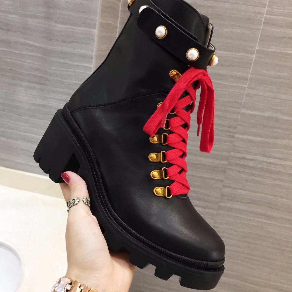 Gucci seven inch boots